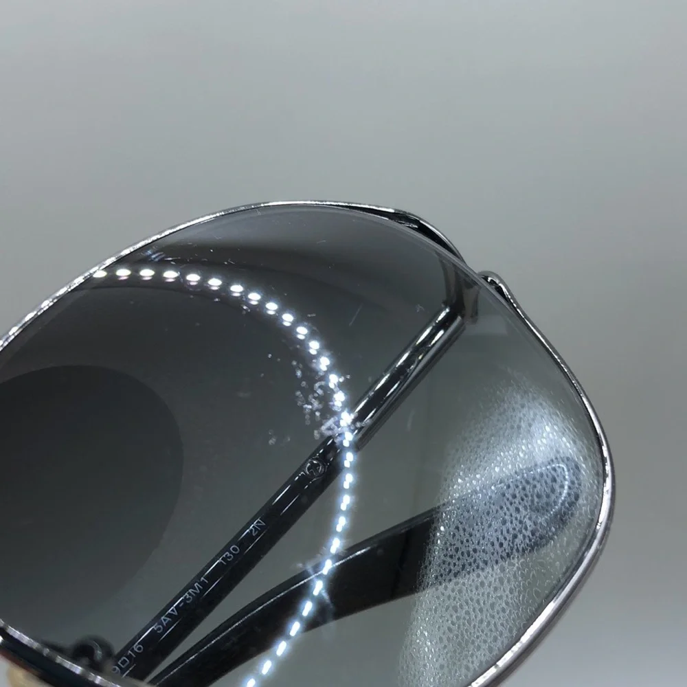 Prada Gunmetal  Metal Frame Gradient Tint Sunglasses - SPR 58M HAS FLAWS READ